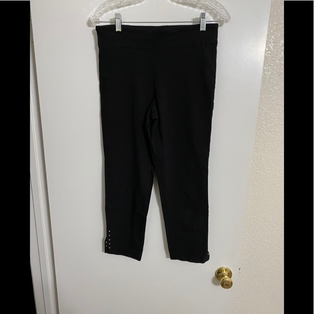 Counterparts black slacks with silver studded accents